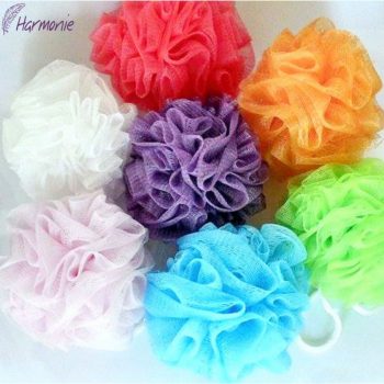Esponjas flor exfoliantes de red