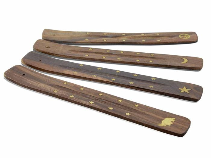 Porta Sahumerios madera zen