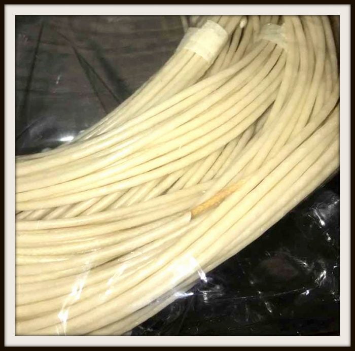 pabilo para velas de soja n°27 10mt