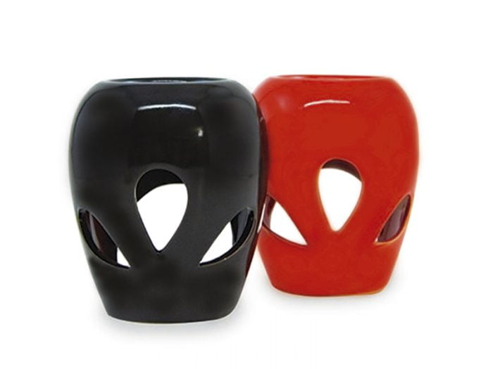 Hornillo oval con hojas 9cm