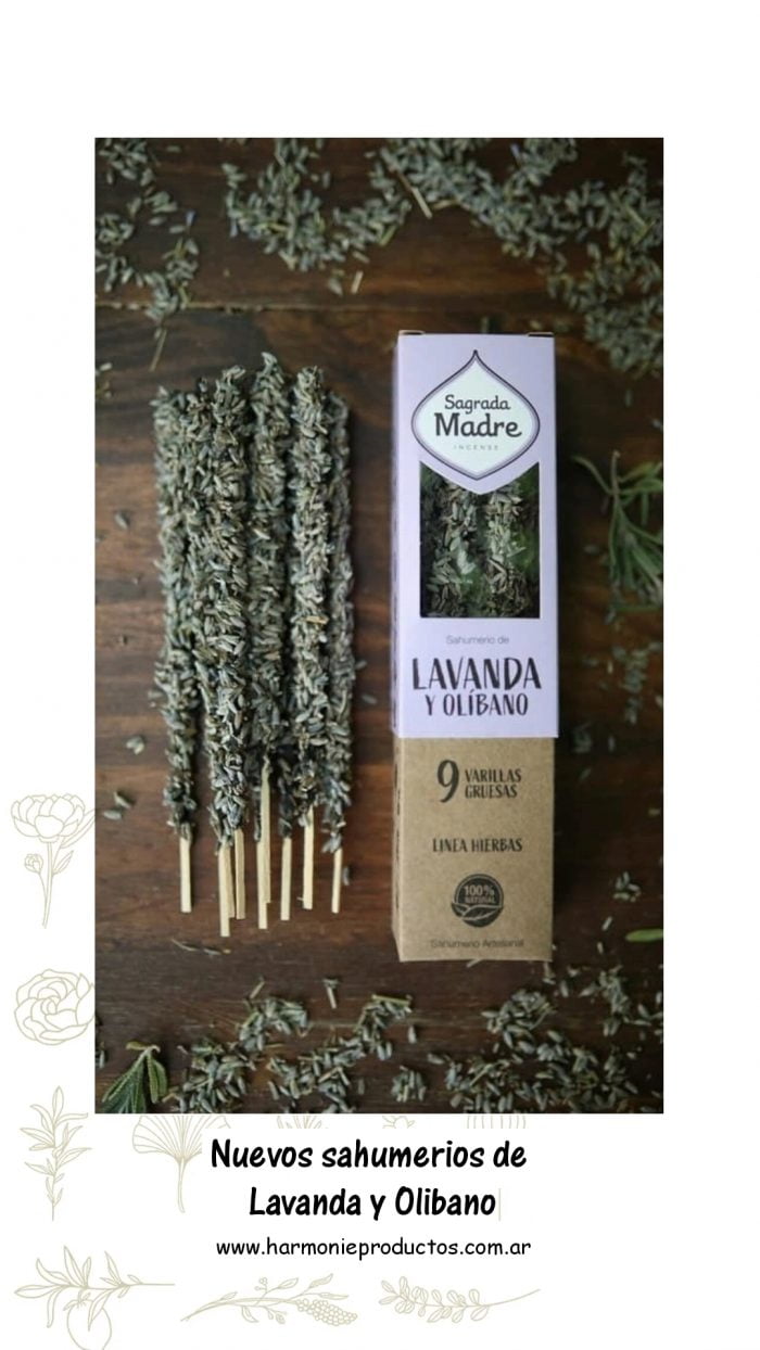 Sahumerio Lavanda y Olibano