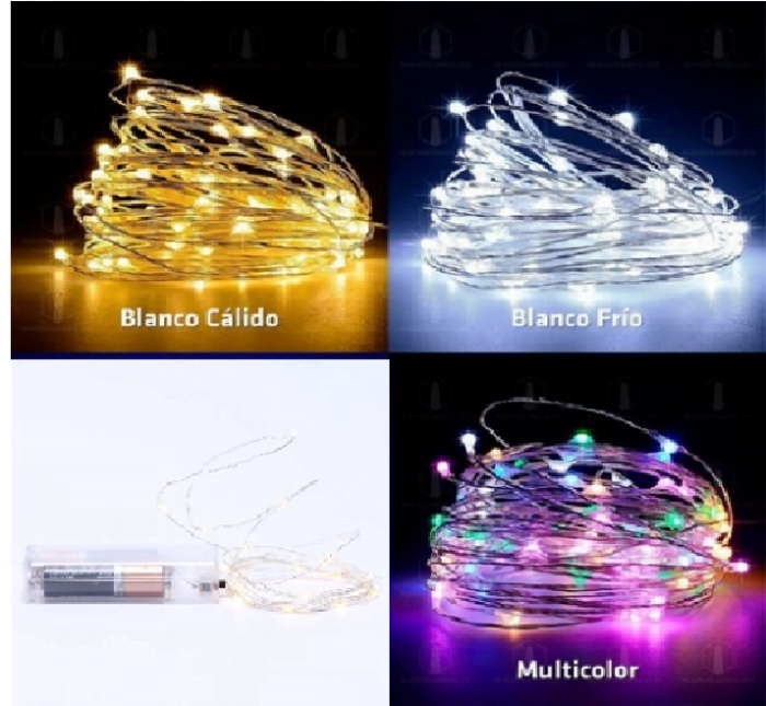 Luces led alambre