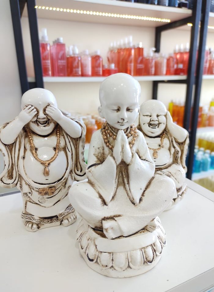Buda blanco chico (varios modelos)