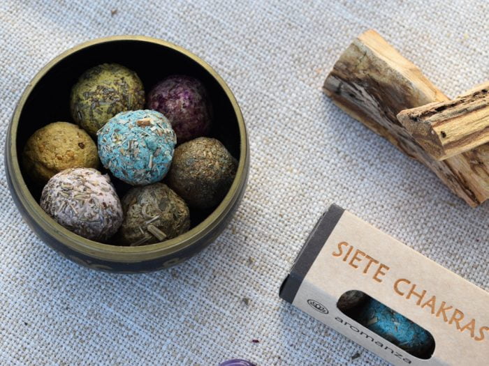 Esferas 7 chakras Aromanza