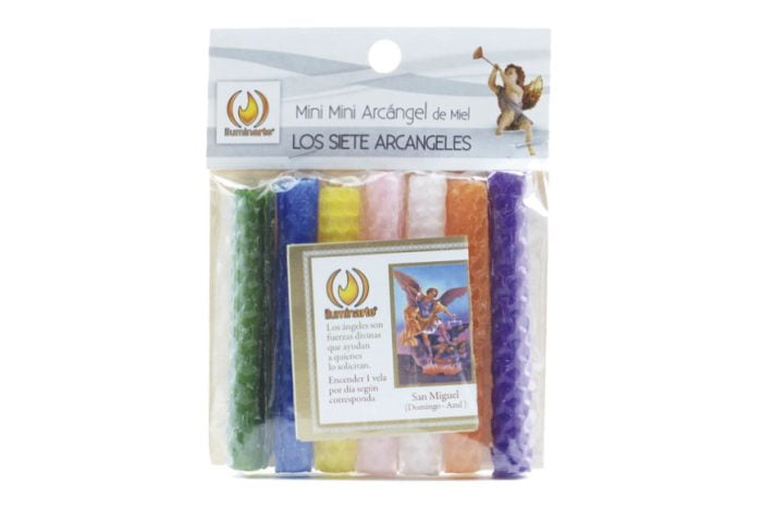 Velas mini arcangel de miel