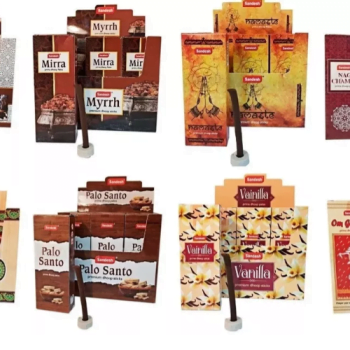 12 paq. Sandesh dhoop (surtidos)