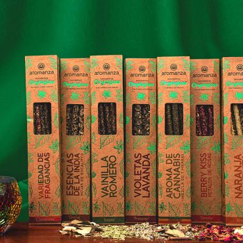 10 Sahumerios Orgánicos Aromanza (surtidos)