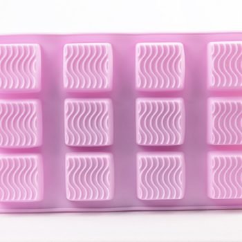 Molde cuadrados con ondas