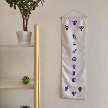 Banderín signos planetarios