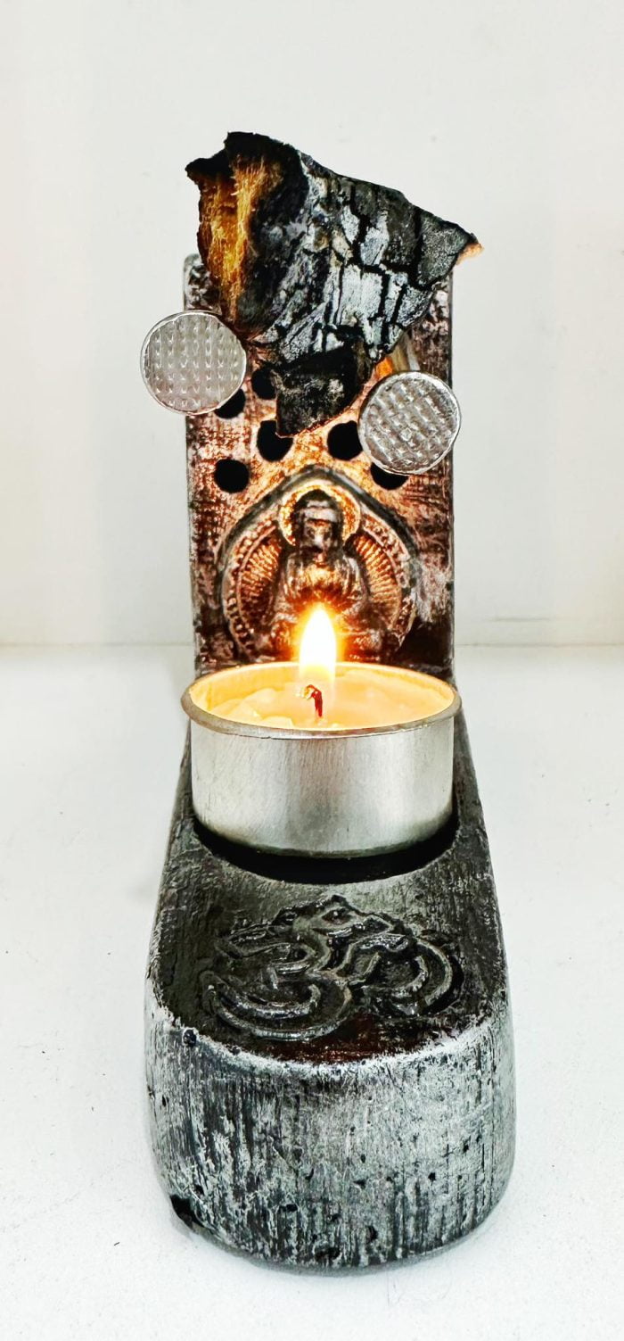 Quemador de palo santo de yeso
