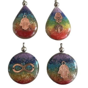 Dije de orgón 7 chakras