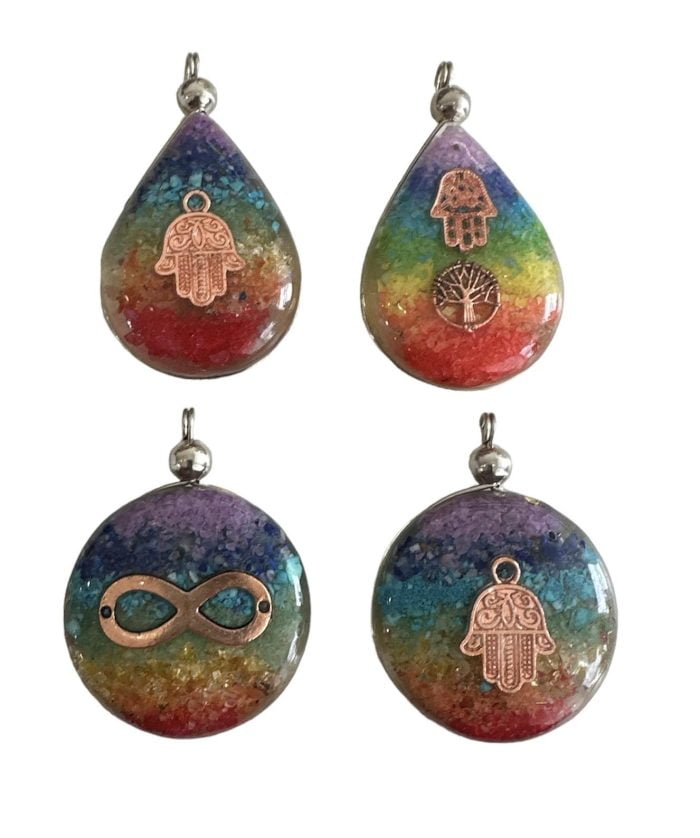 Dije de orgón 7 chakras