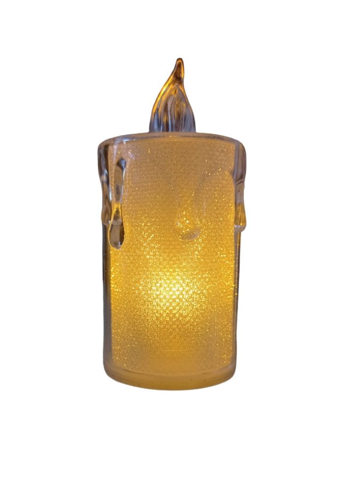 Vela led brillos