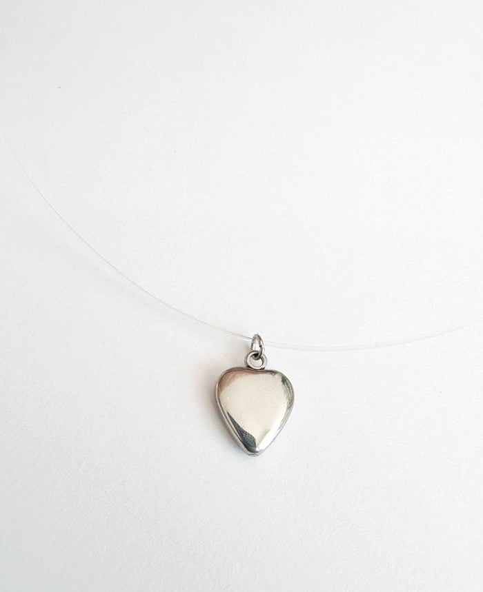 Gargantilla con dije de corazon
