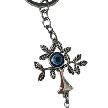 Llavero árbol con ojo protector