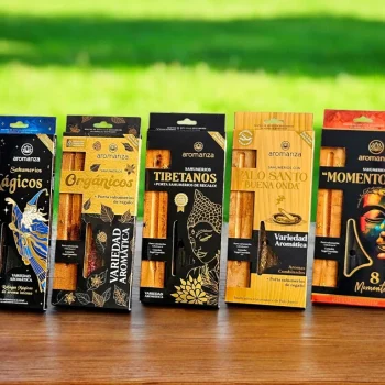 Caja Pack Sahumerios + Porta sahumerios Aromanza