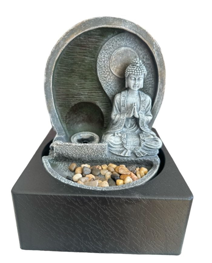 Fuente de agua ying yang