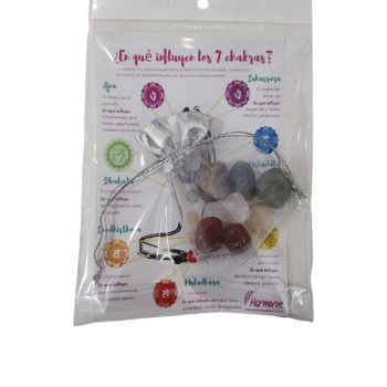 Piedras de los 7 chakras roladas Harmonie
