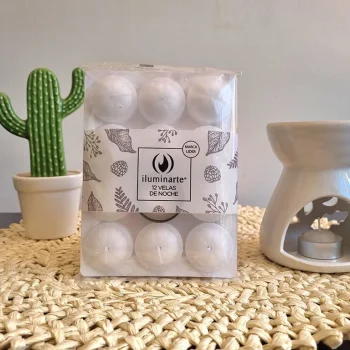 50 paq. Velas de noche iluminarte (efectivo/transferencia)