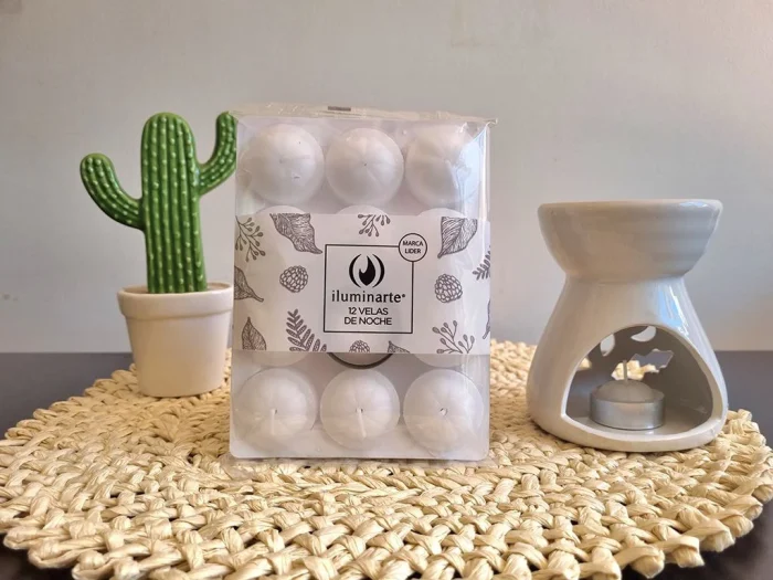 50 paq. Velas de noche iluminarte (efectivo/transferencia)