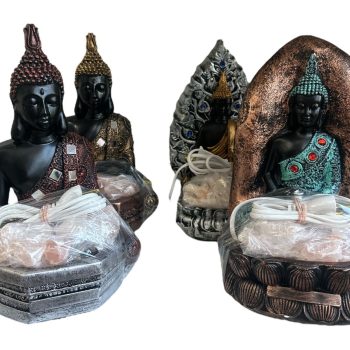 Lámpara de sal Buda meditación (varios modelos)