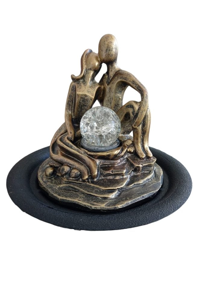 Fuente de agua pareja