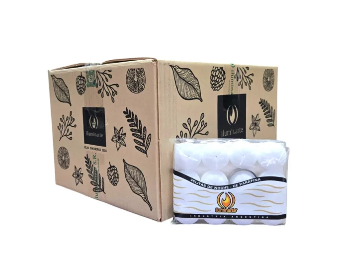 50 paq. Velas de noche iluminarte (efectivo/transferencia)