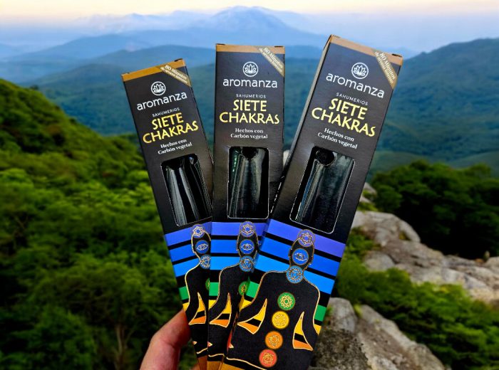 10 cajas de Sahumerios 7 chakras Aromanza