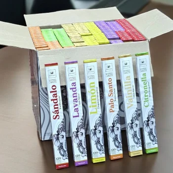 10 cajas de Sahumerios Iluminarte India Largos