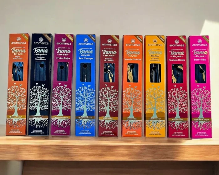 10 cajas de Sahumerios en Rama Aromanza
