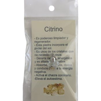 Dije de citrino con explicación
