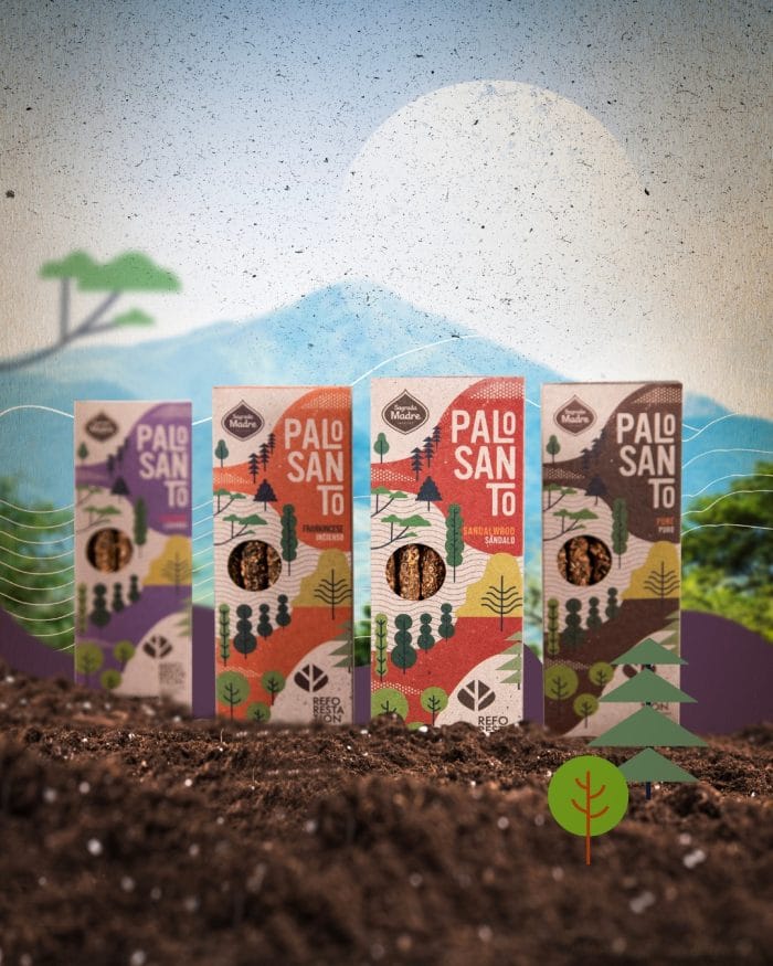 Sahumerio de Palo santo corto
