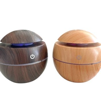 Humidificador madera redondo
