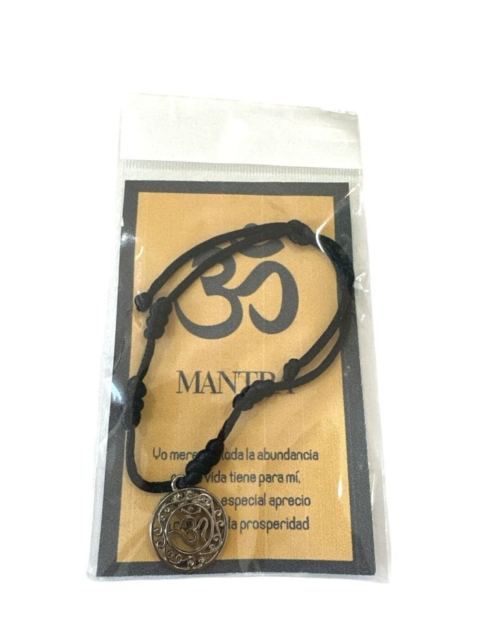 Pulsera om con explicación