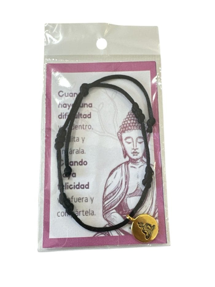 Pulsera buda con explicación