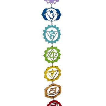 Colgante 7 chakras fibro