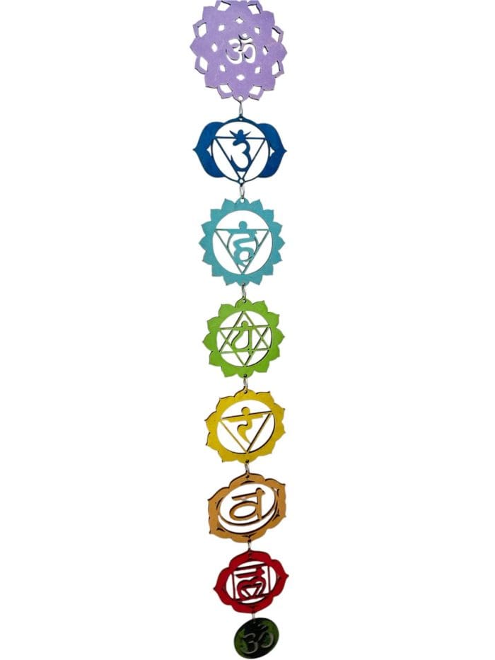 Colgante 7 chakras fibro