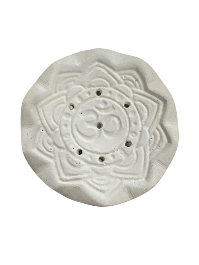 Porta sahumerio mandala yeso