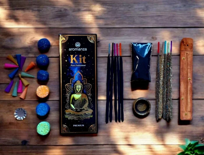Box Kit Sahumador Premium aromanza - Imagen 2