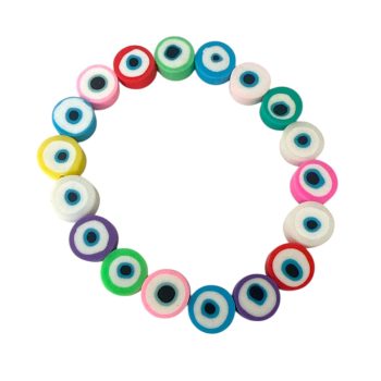 Pulsera ojitos coloridos