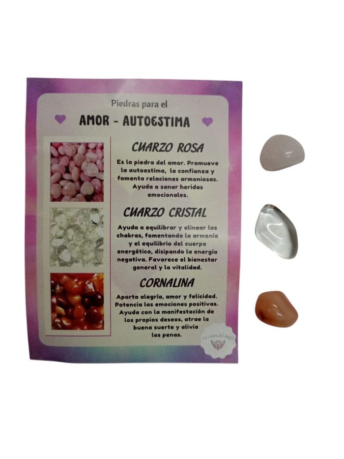 Piedras energéticas: amor autoestima