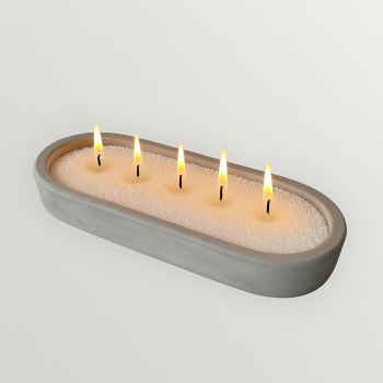Cera en perla para velas 250gr + 7 pabilos