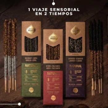10 cajas de Sahumerios dos aromas natural