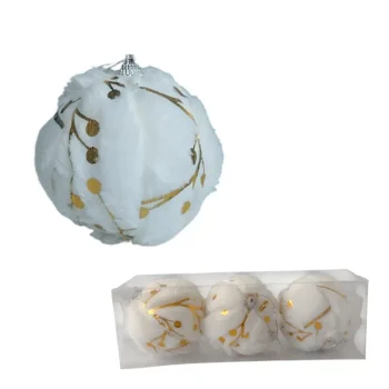 Esferas navideñas peluche