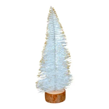 Arbolito navideño glitter dorado