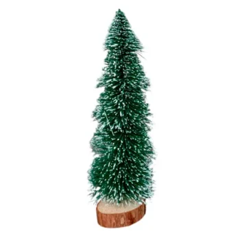 Arbolito navideño nevado