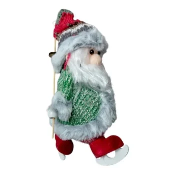 Papá noel esquiador