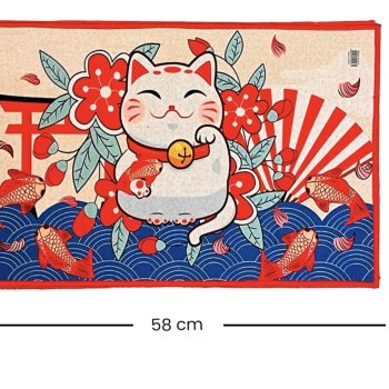 Alfombra gato de la fortuna (surtida)