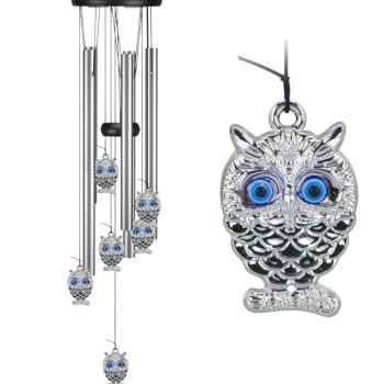 Llamador lechuza con ojos protectores