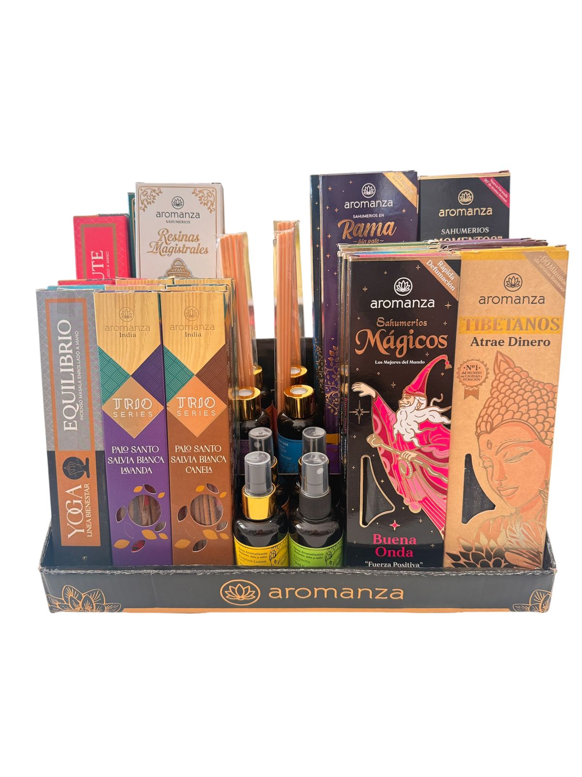 Kit Aromanza + exhibidor
